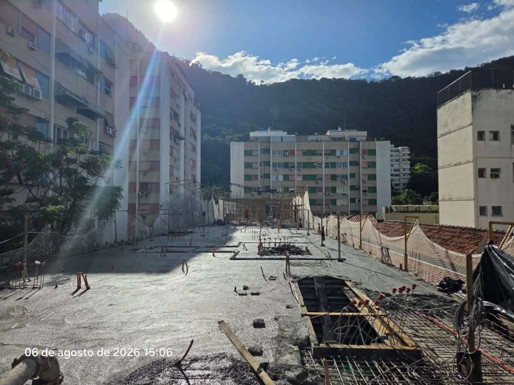 Concretagem do 6° pavimento - Bloco 03