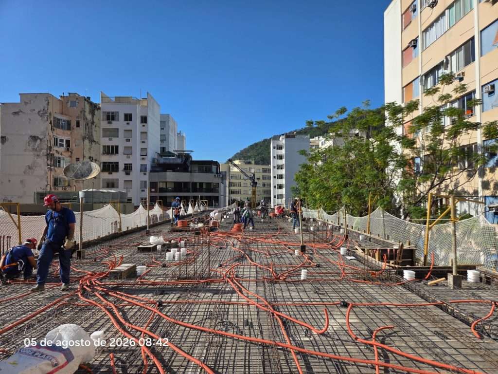 Armação do 7° pavimento - Bloco 03