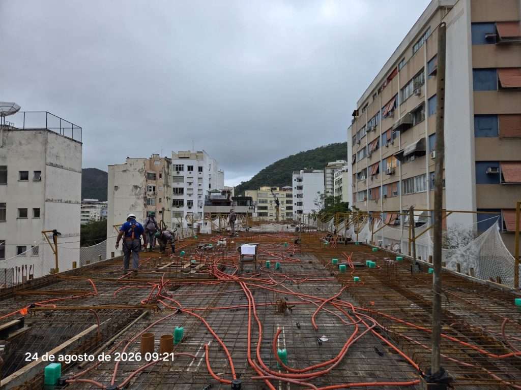 Armação do 7° pavimento - Bloco 03