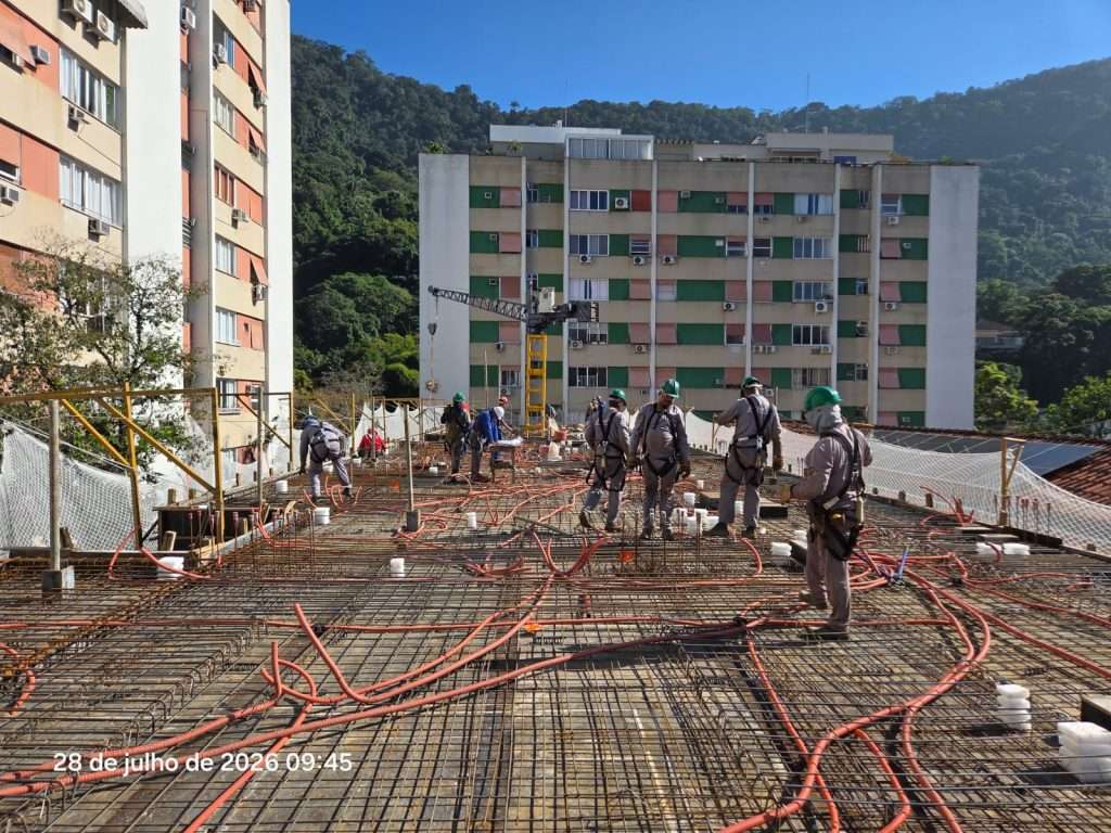 Armação do 6° pavimento - Bloco 03