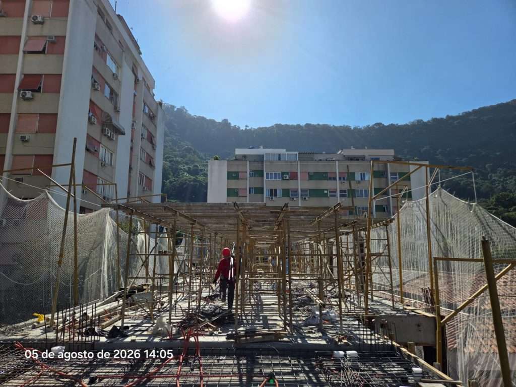 Estrutura para o 7° pavimento - Bloco 03