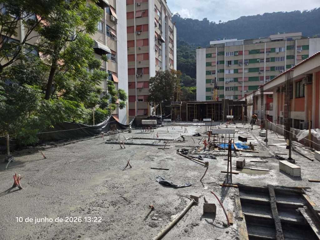 Estrutura do 4° pavimento - Bloco 03
